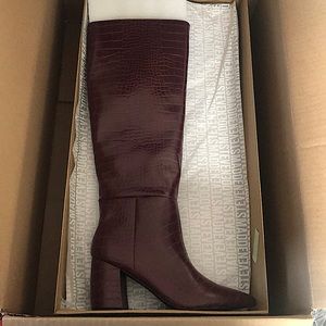 Steve Madden Burgundy Knee High Boot *NEVER WORN*